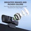 4K Autofocus Computer Webcam: Plug & Play Computer Camera with Noise-Cancel Carousel 5