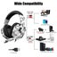 Gaming Headset Fit for PS4/PC/Xbox One, Stereo Bass Wired Over-Ear Headphon Carousel 5