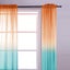 2 Pack Bedroom Curtains 78/106 inch Length Sheer Curtain Rod Pocket Drapes Carousel 2