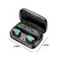 Wireless Bluetooth Headset 5.3 LED Color Screen Digital Display Earplug Ste Carousel 3