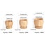 Mortar and Pestle Set - Bowl Garlic Press Grinder Crusher, Wood, 11oz Carousel 3