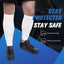 Scrunched Leg Sleeves for Men Football Calf Compression Sleeves Men Leg Cal Carousel 3