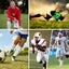 Scrunched Leg Sleeves for Men Football Calf Compression Sleeves Men Leg Cal Carousel 4