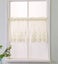 1Pc/ 2pcs Lace Valances for Windows, Lace Floral Embroidered Semi Sheer Cur Carousel 1