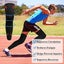2 Pairs Leg Sleeves for Men Women, Full Leg Compression Sleeve, Compression Carousel 4