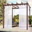 Outdoor Sheer Curtains for Patio Waterproof, 2 Panels Rod Pocket Indoor/Out Carousel 1