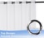 Outdoor Sheer Curtains for Patio Waterproof, 2 Panels Rod Pocket Indoor/Out Carousel 3