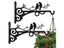 2/4/10Pcs Wall-Mounted Hook Flower Pot Holder Europe Vintage Iron Art Flower Carousel 3