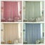 Hollow Star Double Layer Punch Pink & Fruit Green Curtains, 1m x 2m Carousel 4