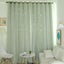 Hollow Star Double Layer Punch Pink & Fruit Green Curtains, 1m x 2m Carousel 6