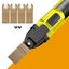 Universal Oscillating Saw Blade Sharp Diamond Saw Blade Quick Release Fast Carousel 5