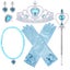 Princess Queen Wand Tiara Crown Belle Elsa Costume Accessories, with Tiara Carousel 2