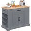 Wooden Kitchen Island Kitchen Cart Carousel 1