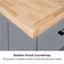 Wooden Kitchen Island Kitchen Cart Carousel 9