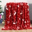 Christmas Blanket Christmas Reindeer Blanket, Festive Flannel Throw Blanket Carousel 1