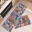 2Pcs Boho Kitchen Rugs - Non-Slip Washable Runners for Sink, Bathroom, Laundry Carousel 1