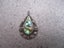 Vintage Antique Silver Paua inlay Pendant with Floral Detail Carousel 1