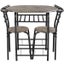 3 Piece Dining Set Carousel 9