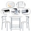 Space Saving Table Set Carousel 8