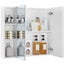 Bathroom Wall Cabinet with Mirror Carousel 3