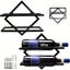 2 Pack Wall Mounted Wine Rack Collapsible Metal Bottle Holder Carousel 4