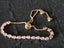 rhinestone bracelet circle links golden cubic zirconia slider tennis pink clear Carousel 13