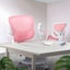 Kids Desk Chair - Children Office Study Seat With Footrest Cilo - Pink Carousel 7