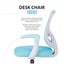 Kids Desk Chair - Children Office Study Seat With Footrest Cilo - Blue Carousel 3