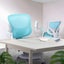 Kids Desk Chair - Children Office Study Seat With Footrest Cilo - Blue Carousel 7
