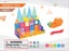 78 Pcs Non-Toxic Stem Educational Durable Magnetic Tiles / Puzzle With Storag... Carousel 6