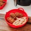 Cook Easy Collapsible Silicone Air Fryer Oven Microwave Liner Round Carousel 4