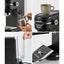Espresso Coffee Machine Latter Cappuccino Maker 19 Bar Milk Frother Black Carousel 7