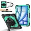 Tablet Case for iPad Air 13Inch M2 / M3 with Strap-BlackMintGreen Carousel 1