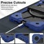 Tablet Case for Lenovo Tab One / K9 8.7 Inch with Strap-NavyBlueBlack Carousel 7