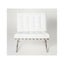 Sky Blue Furniture White Barcelona Chair - Classic Version Replica Carousel 3
