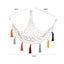 Boho Plush Toy Hammock Net Organizer -White Net with Colourful Tassel Carousel 3