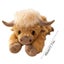 Highland Cow Weighted Stuffed Animal No Heating Pack 400g Warm Christmas Gift Carousel 8