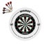 Pro Star Genuine Bristle Dart Board + Winmau White Print Surround + Darts Carousel 1