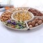 Wheats Straw Candy Tray Nut Snacks Fruit Tray Compartment Round Dried Fruit Carousel 6