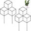 Garden Metal Trellis, Lattice-Shaped Plant Support Trellis for Indoor Outdo Carousel 1