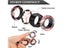 3Pcs Fidget Spinner Magnetic Ring Toys For Adult Kids Anxiety Stress Relief Carousel 3