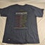 Counting Crows Black Tour Merchandise T-Shirt Top Rock Alt Music Mens XL Band Carousel 4