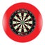 TEX Pro Genuine Bristle Dart Board + RED Dartboard Surround + Darts Carousel 1