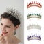 Rhinestone Princess Tiara Crystal Crown Royal Queen Headpiece for Women Ide Carousel 1