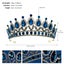 Rhinestone Princess Tiara Crystal Crown Royal Queen Headpiece for Women Ide Carousel 2