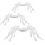 3 Piece Set 60cm 90cm 150cm White Hair Spider Ideal For Halloween Decorations Ha Carousel 5