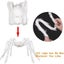 3 Piece Set 60cm 90cm 150cm White Hair Spider Ideal For Halloween Decorations Ha Carousel 6