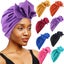 Women Turbans and Head Wraps, Skull-Caps, African Turban Flower Knot Pre-Ti Carousel 1