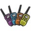 Uniden UH45-4 QUAD PACK 500mW UHF-CB Handhelds - Coloured Face Plates Mini Carousel 1