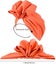 Women Turbans and Head Wraps, Skull-Caps, African Turban Flower Knot Pre-Ti Carousel 4